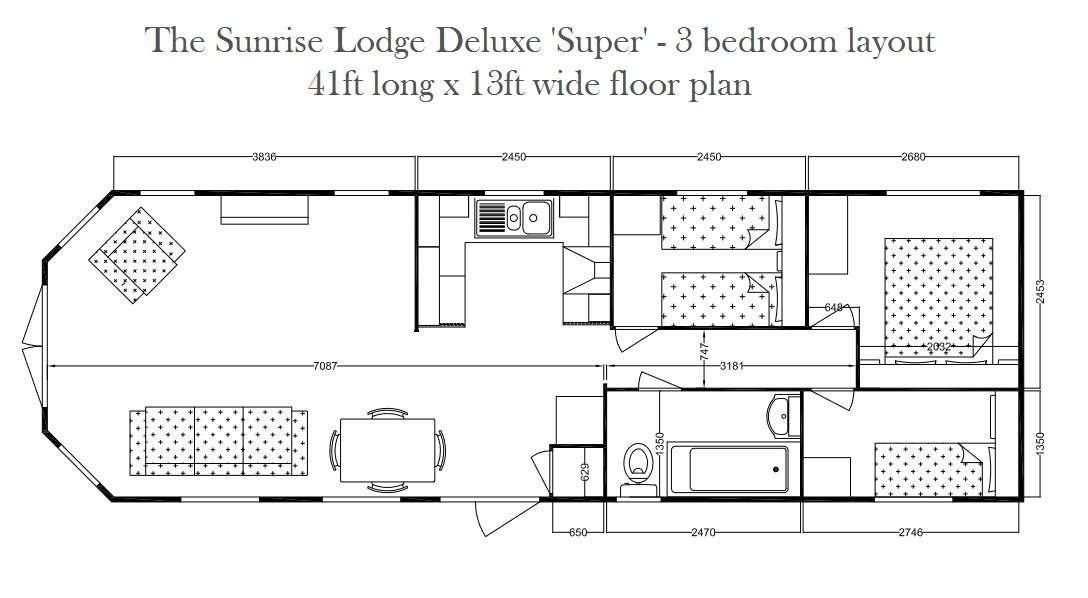 PRE-ORDER | 2027 Sunrise Lodge Deluxe Super’ | 41×13 | 3 beds - Image 23