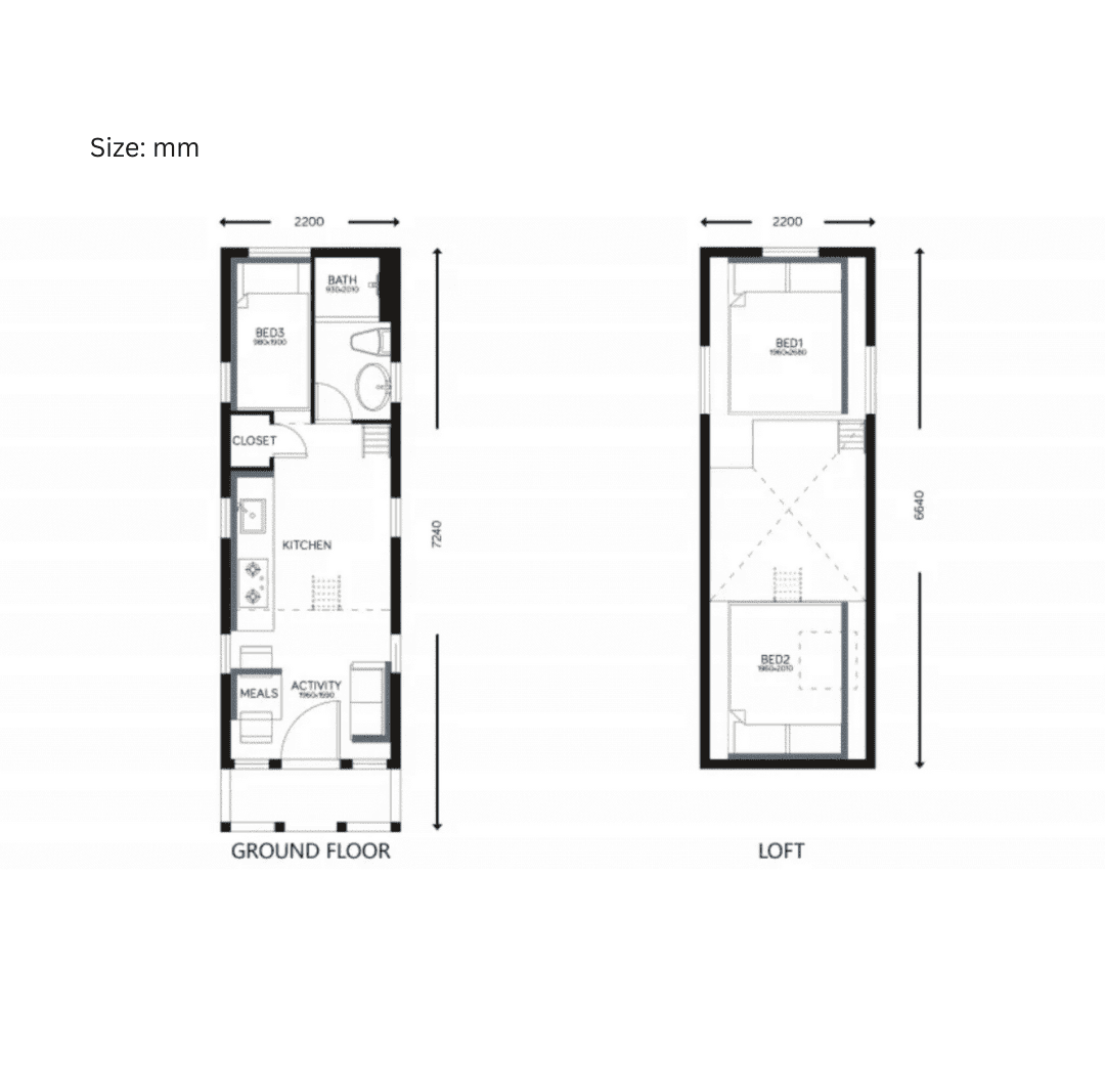 FVX-765 Tiny Mobile Home On Wheels With Bedroom, Bathroom & Kitchen (171 sq ft) - Image 7