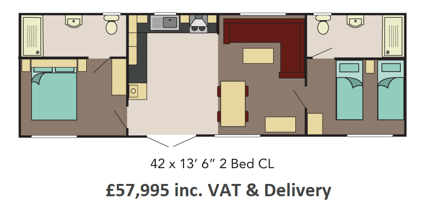 PRE-ORDER | 2027 Sunrise Athena Lodge | 2 or 3 bed Layouts - Image 17