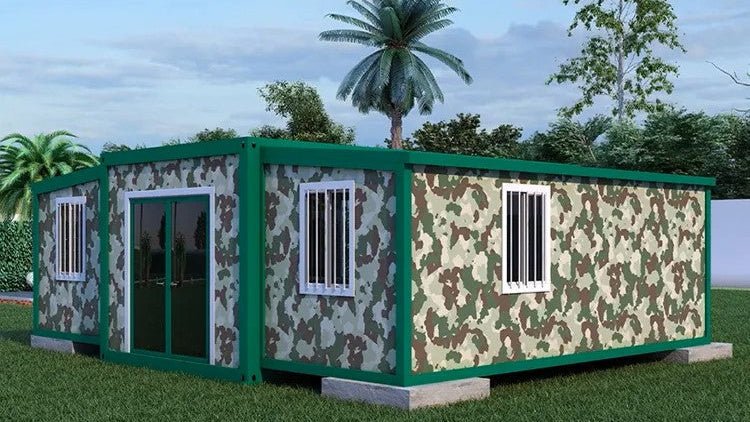 Duo Mod – 20′ Hunting Cabin Tiny Home | 2 Bedroom | Full Bath, Kitchen, Dinette & Living Room | 385 SF Tiny Home Rustic Camouflage Design Perfect for Outdoor Enthusiasts