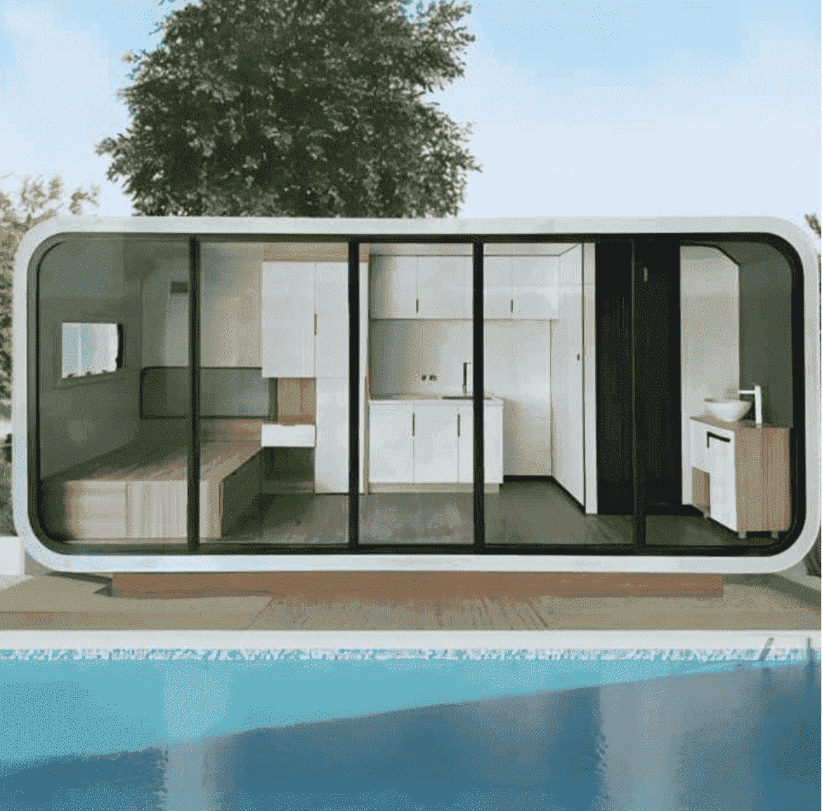 GW-170 Cabin with Bathroom And Kitchen (137sqft) - Image 4
